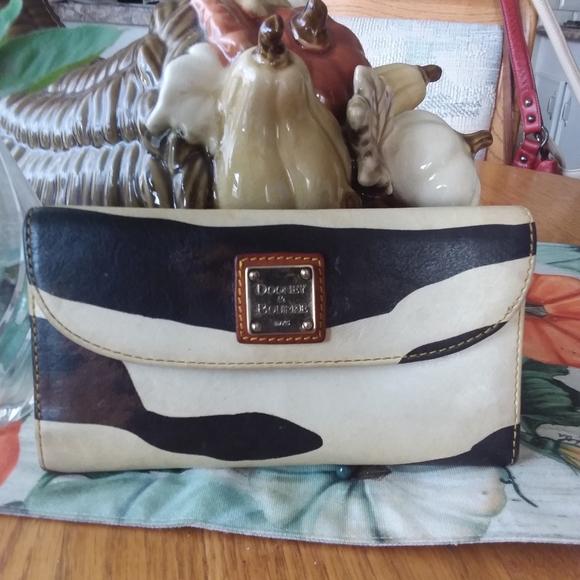 Dooney & Bourke Zebra Leather Wallet